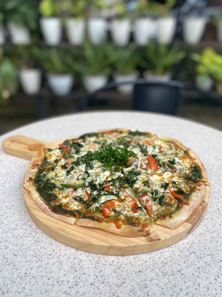 Kale Pesto Pizza