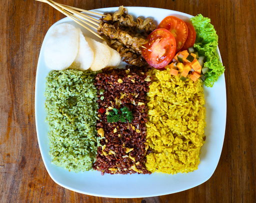 [FFDIORWVA003] Rainbow Fried Rice Platter